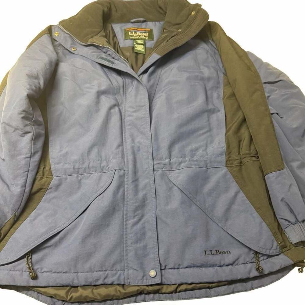L.L.Bean Women’s Medium US Figure Skating World Junior Team Jacket Blue Black